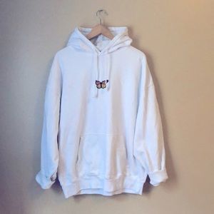 Brandy Melville One-Size Comfy Butterfly Hoodie